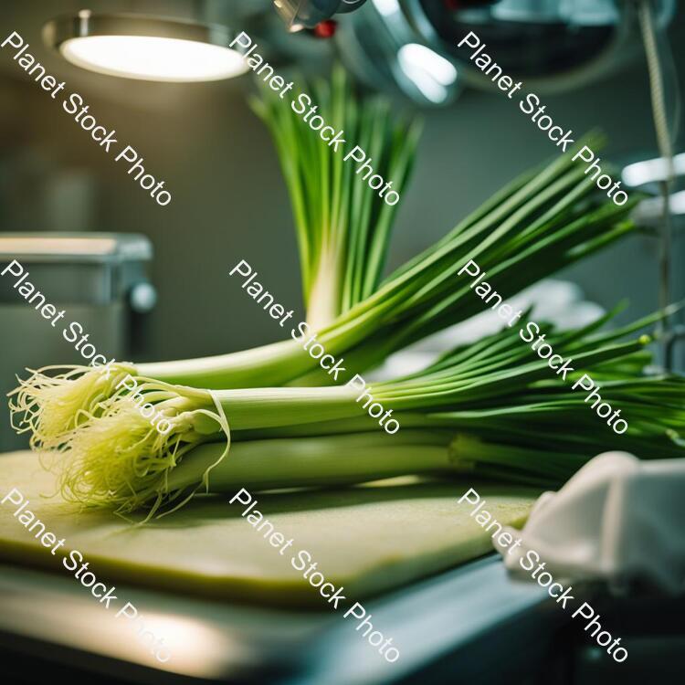 Leek in Operating Room stock photo with image ID: 19e3a57c-9e44-469d-8bcc-a3bd3f923817