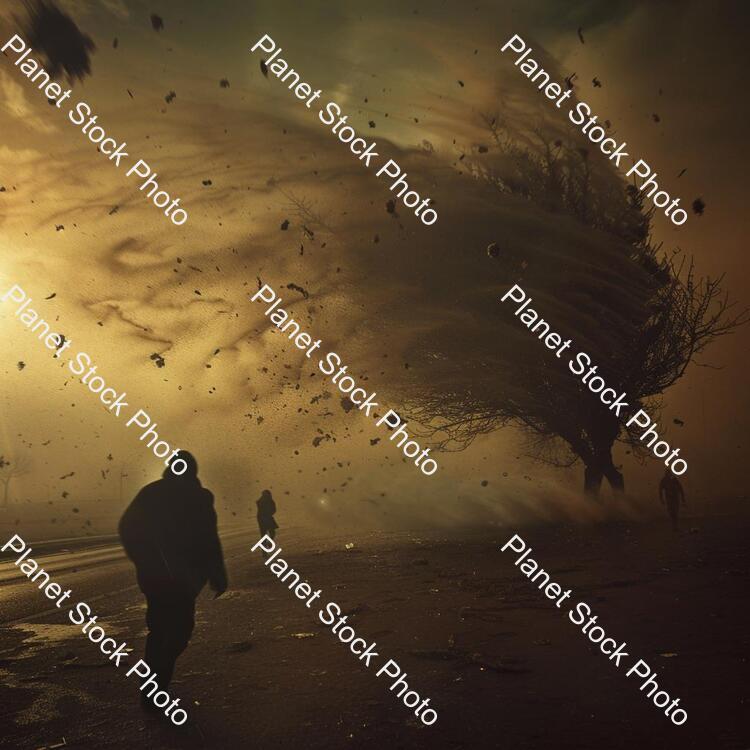 Show Mysterious Winds Trying to Make Things Fall Down and Forcing People to Run Away stock photo with image ID: 1b113ac0-236f-4a7f-afe3-4064155b51bd