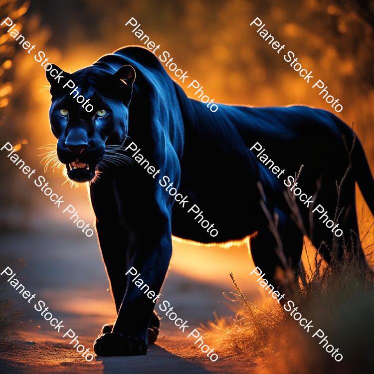 Panther at Night stock photo with image ID: 1d4c351a-78b2-43c1-bf98-6d4b6861c0c8