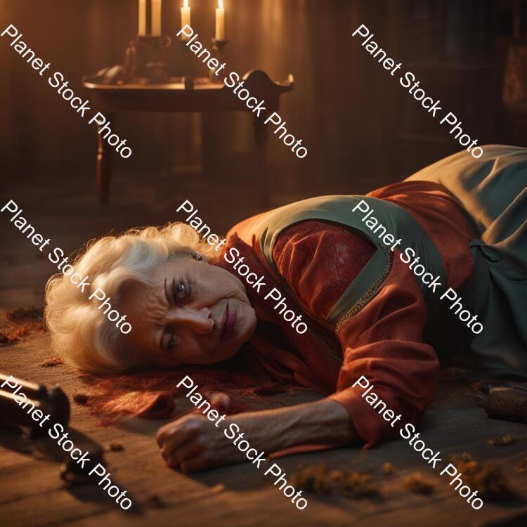 Sexy Granny Lies Dead After Gunbattle stock photo with image ID: 302ce061-7cc9-44fd-b620-13bcf4657c4a