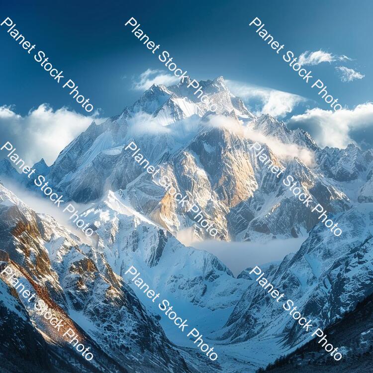 Mountains with Snow and with Cloudy Atmosphere stock photo with image ID: 3271c5cf-e7a2-4da9-a0c6-78963cab86fb