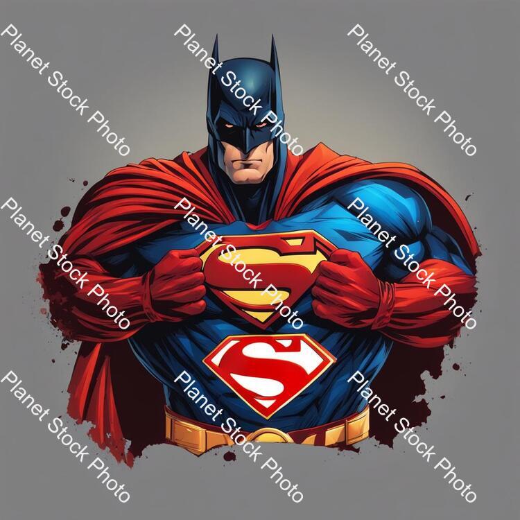 Combination of Superman and Batman with Dark Aura stock photo with image ID: 4fdf0b18-c7d8-4fb1-9a0d-0ccb114c29c2
