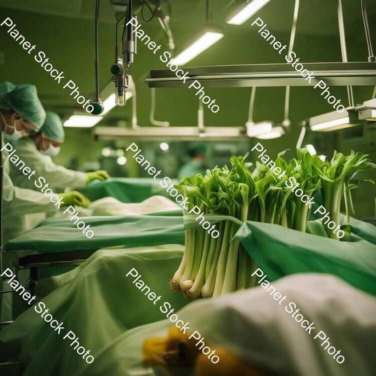Leek in Operating Room stock photo with image ID: 57b8c42c-eacb-418a-879e-a1aa032fe1f2