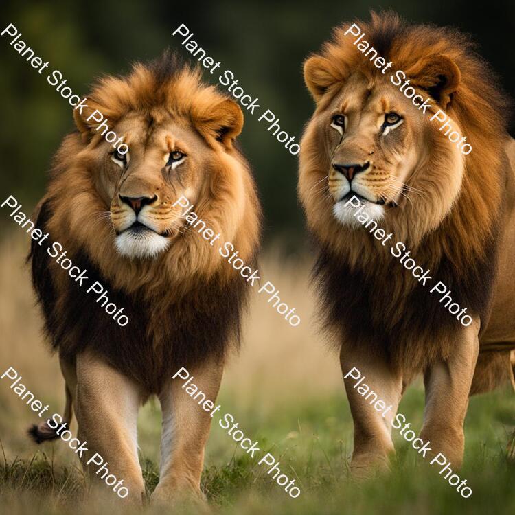Lions stock photo with image ID: 69248b8f-d6b9-4391-825d-a8513b5f2c76