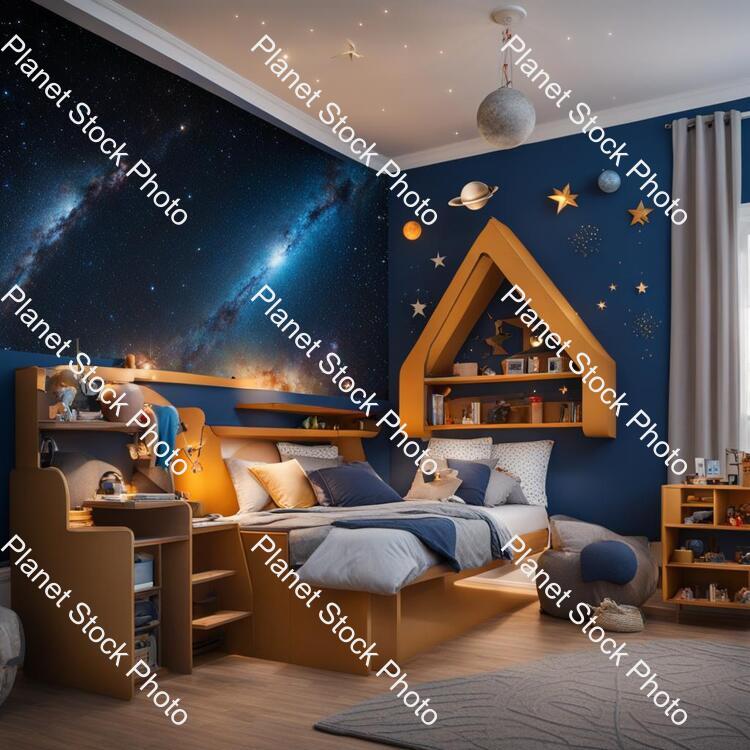 A Kids Room Aroun 10-12 Years Who Likes Astronomy stock photo with image ID: 8fa92ec6-4657-46e7-8638-0609601278b9
