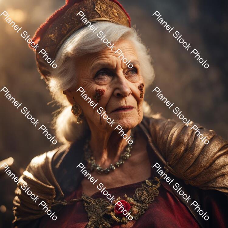 Death Sexy Granny in Battle stock photo with image ID: 985f2730-7a59-486a-9321-a1fb8bcc973d