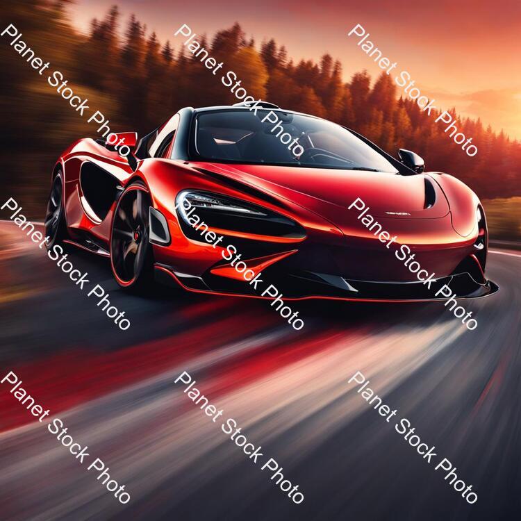 Draw a Mclaren in Red Color stock photo with image ID: 98babdc2-cbee-4697-b78e-de737614d6aa