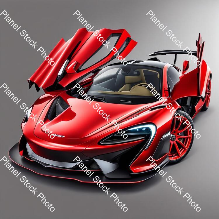 Draw a Mclaren in Red Color stock photo with image ID: b21d37fd-d832-4120-88f1-38e3e1ecca87