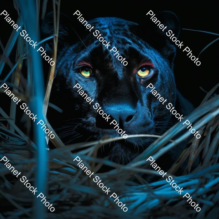 Panther at Night stock photo with image ID: ddaa4c46-73aa-4e8b-aef0-1148bb083484