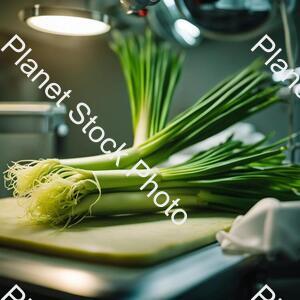 Leek in Operating Room stock photo with image ID: 19e3a57c-9e44-469d-8bcc-a3bd3f923817