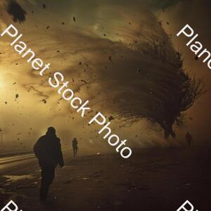 Show Mysterious Winds Trying to Make Things Fall Down and Forcing People to Run Away stock photo with image ID: 1b113ac0-236f-4a7f-afe3-4064155b51bd