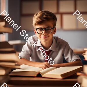 Study Boy For Exams stock photo with image ID: 4ff1e74a-6c17-4cd9-82a0-422888ce2298