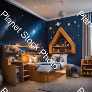 A Kids Room Aroun 10-12 Years Who Likes Astronomy stock photo with image ID: 8fa92ec6-4657-46e7-8638-0609601278b9