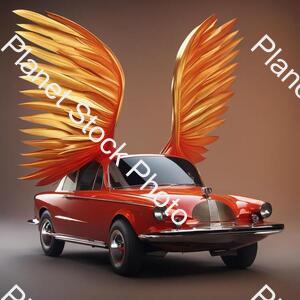 Car Flying with Wings stock photo with image ID: 9e46413c-835f-4b45-8c31-bea20a269d3a