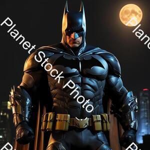 Batman in New York City Time Night 4k Quality Batman Suit Is on the Batman Arkham Knight. the Moon Are Bright an Full Moon.batman Be Very Muscular stock photo with image ID: b4f93cd6-d771-4b20-adb5-86dcccce26a8