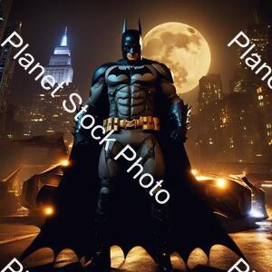 Batman in New York City Time Night 4k Quality Batman Suit Is on the Batman Arkham Knight. the Moon Are Bright an Full Moon.batman Be Very Muscular stock photo with image ID: bd07c86d-7e19-4f04-9cd4-e9ea3108334b