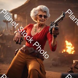 Sexy Granny Death in Gunbattle stock photo with image ID: c51ef53e-03ae-4e5b-b3fd-5782b730e925