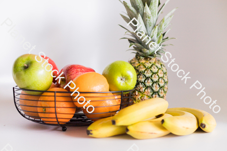 A selection of fruits stock photo with image ID: f47e8fcd-33ec-4107-93d6-f02d4a176fba