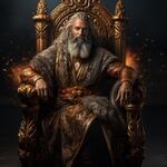 Draw Zeus Sitting on His Throne 4k Quality