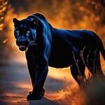 Panther at Night