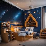 A Kids Room Aroun 10-12 Years Who Likes Astronomy