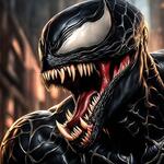Draw Venom Venom was very scary like the film.