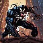Draw Venom. Venom Is Very Scary Like the Film. Venom Standing in the Very High Buildning in New York City. the Time Was Night Venom Is Very Musculay and So Scary. the Symbiote Is Very Cool. Venom Looking Spiderman and Venom Is Holding Spiderman in...