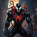 Draw Venom. Venom Is Very Scary Like the Film. Venom Standing in the Very High Buildning in New York City. the Time Was Night Venom Is Very Musculay and So Scary. the Symbiote Is Very Cool. Venom Looking Spiderman and Venom Is Holding Spiderman in...