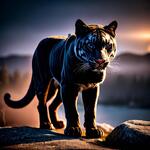 Panther at Night.