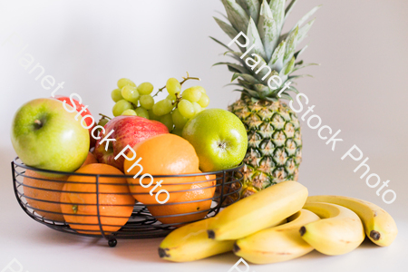 A selection of fruits stock photo with image ID: f7189ef2-5783-4232-86bc-44b401090d4a